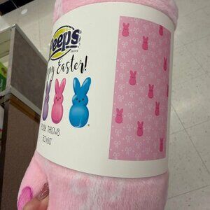 Peeps plush throws! new in package 50" by 60"